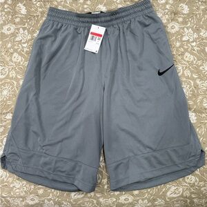 grey basketball shorts